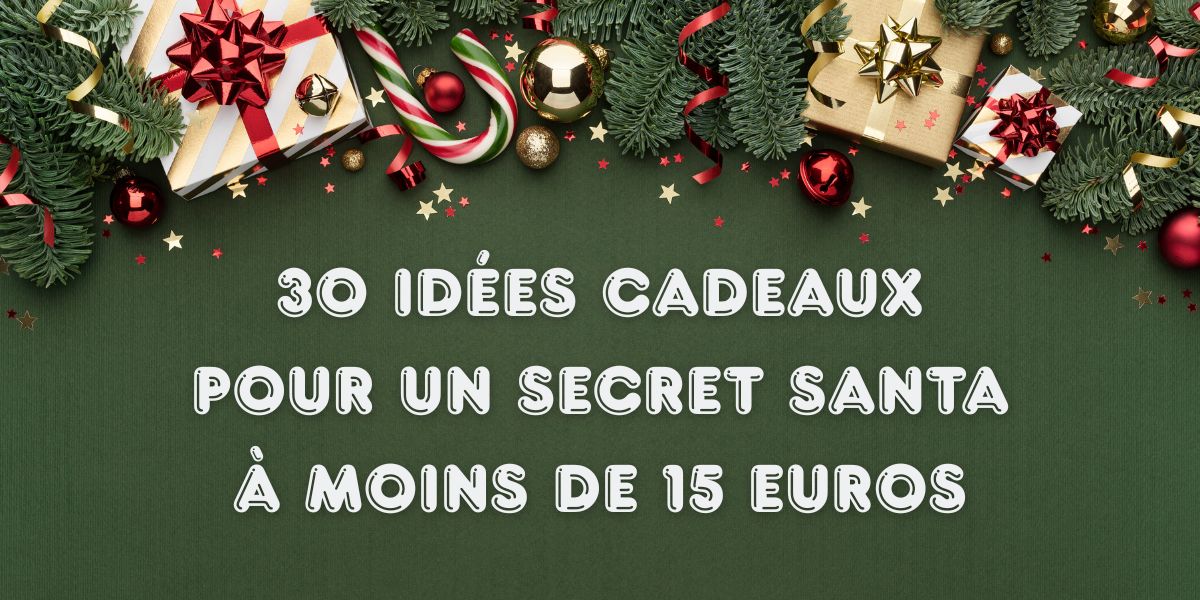Cadeaux originales pour collègue et amis pour secret Santa pas cher – Offrez un cadeau utile, drôle et déco à moins de 15 euros.