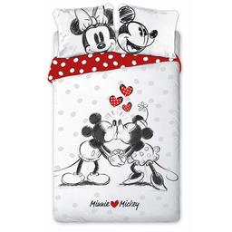 Ensemble de lit Mickey et Minnie