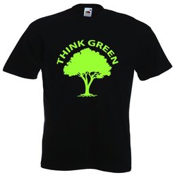 T-shirt Think green