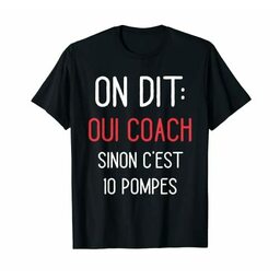 T-shirt coach sportif 