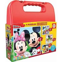 Lot de 4 puzzles Mickey