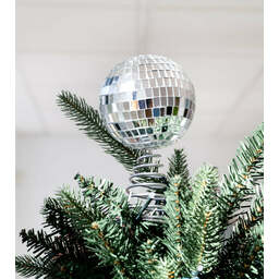 Boule disco pour sapin