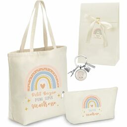 Tote Bag avec trousse Maitresse