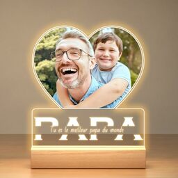 Cadre photo personnalisé Papa