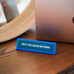 Plaque de bureau personnalisée